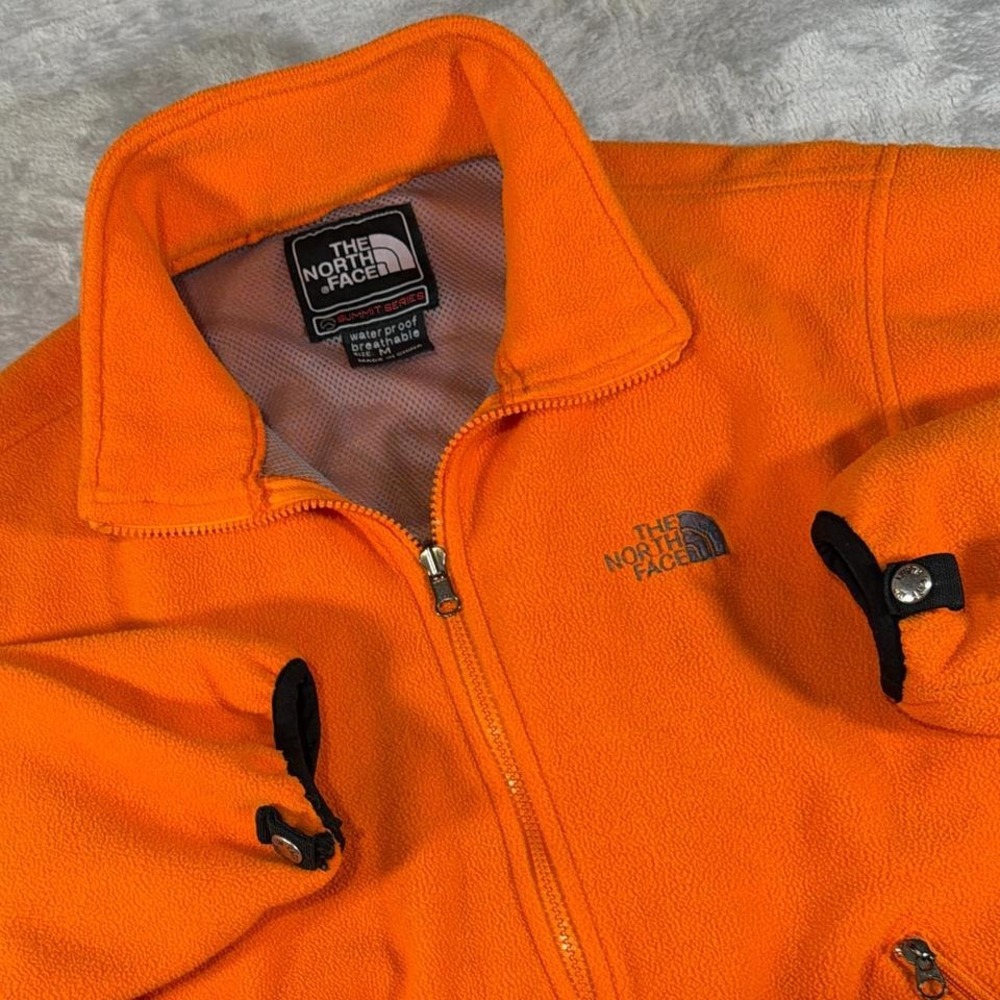 90s Vintage North Face Summit Series Fleece‎ Jacket | Orange | Medium